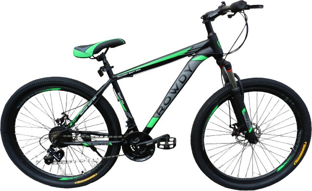 Велосипед горный Amigo Rowdy 27,5" Черно Зелёный