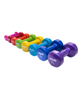 Гантель виниловая Starfit DB-101 (разные веса)