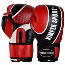 Боксерские перчатки Красные Vimpex Sport 3034