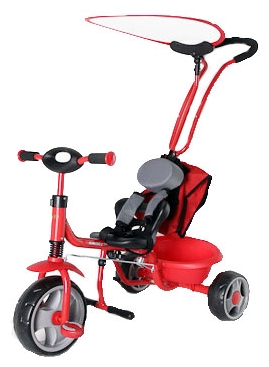Велосипед трехколесный BONNA 12"/10" красный арт. Х44026