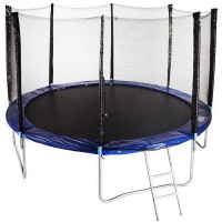 Батут FunFit 374см - 12ft с сеткой и лестницей