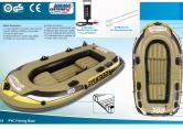 Лодка надувная трехместная ПВХ Fishman JL007209-1N