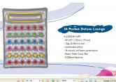 Матраc надувной для пляжа 36 Pocket Deluxe Lounge JL020249-1NPF